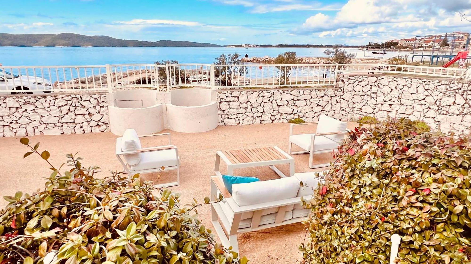 Luxury Beach Villa W Sea Sunset Views Шибеник Екстер'єр фото